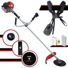 Máquina de Cortar Grama À Gasolina CG520P-TB Anmax Motor 2T 52cc 2,2HP 10.000rpm Roçadeira Robusta e Resistente 3 Em 1 Com Carretel de Nylon e Lâmina 2 Pontas + Lâmina Disco 80 Dentes Extra Máquina de Cortar Grama À Gasolina CG520P-TB Anmax Motor 2T 52cc 2,2HP 10.000rpm Roçadeira Robusta e Resistente 3 Em 1 Com Carretel de Nylon e Lâmina 2 Pontas + Lâmina Disco 80 Dentes Extra