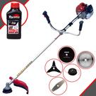Máquina de Cortar Grama À Gasolina Kawashima BCJ431-L 43cc 1,7HP 10.000rpm Roçadeira Com 5 Opções de Cortes, Carretel + 4 Lâminas de Cortes, Ideal Para Todos os Tipos de Trabalho + ÓLEO TOYAMA 2T Máquina de Cortar Grama À Gasolina Kawashima BCJ431-L 43cc 1,7HP 10.000rpm Roçadeira Com 5 Opções de Cortes, Carretel + 4 Lâminas de Cortes, Ideal Para Todos os Tipos de Trabalho + ÓLEO TOYAMA 2T