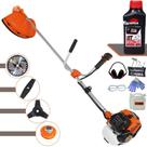 Máquina de Cortar Grama Lateral À Gasolina Terra GR520XP 52cc 2,5HP Roçadeira Com 4 Opções de Cortes, Carretel Nylon + 3 Lâminas Extras, Ideal Para Todos os Tipos de Trabalho + ÓLEO TOYAMA 2T + EPI Máquina de Cortar Grama Lateral À Gasolina Terra GR520XP 52cc 2,5HP Roçadeira Com 4 Opções de Cortes, Carretel Nylon + 3 Lâminas Extras, Ideal Para Todos os Tipos de Trabalho + ÓLEO TOYAMA 2T + EPI