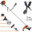 Máquina de Cortar Grama Profissional À Gasolina Tekna RL520ACG2 2 Tempos 52cc 2HP 13.000rpm Roçadeira Completa Multifunções Com 5 Opções de Cortes