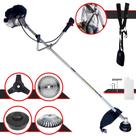 Máquina de Cortar Grama Toyama RT43LB-25A 43cc 1,7HP Roçadeira Completa Com Faca 3 Pontas, Faca 40 Dentes + Carretel Nylon + Escova de Aço 38 Cerdas