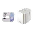 Máquina de Costura Brother XM2701, Máquina Leve com 27 Pontos, 6 Calcadores Inclusos & Maleta Rígida 5300A, Off-White