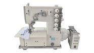 Máquina de Costura Galoneira Industrial c/ Direct Drive, 3 Agulhas, 5 Fios, Lubrif. Automática, 3000rpm, 550W, BC4000AT