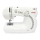Máquina de Costura Lançamento Modelo 1000A Janome 6 Pontos Portátil Ideal para Iniciantes na Costura Atelie Tecidos leves Médios Grossos Jeans Brim