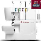 Máquina De Costura Overlock Singer S0105 Portátil - Branco