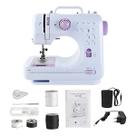 Máquina de Costura Portátil Elétrica com Pedal 12 Pontos + Kit de Agulhas Máquina de Costura Portátil Elétrica com Pedal 12 Pontos + Kit de Agulhas