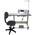 Máquina De Costura Reta Eletrônica Singer 154S-20CG Motor Direct Drive mais Cadeira Ergonômica para Costureira Máquina De Costura Reta Eletrônica Singer 154S-20CG Motor Direct Drive mais Cadeira Ergonômica para Costureira