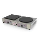 Máquina de Crepe Francês Progás PRKF 202 E Com 2 Chapas Elétrica 127V ou 220V