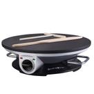 Máquina de crepe Health and Home No Edge, elétrica de 33 cm, 1000 W