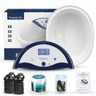 Máquina de desintoxicação dos pés VnioLife com 2 eletrodos, timer e LCD