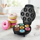 Máquina De Donuts Elétrica Portátil Antiaderente 110V Mini Rosquinhas Confeitaria