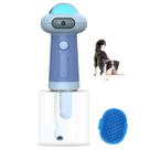 Maquina de Espuma Sabao Banho Pet Cachorro Cao Gato Dispenser Automatico Shampoo Escova Massageadora Animal de Estimaçao USB Bateria Recarregavel Limp