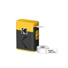 Máquina de etiquetas KODAK Label ERA M50 amarela com adesivo de 1 rolo