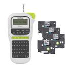 Máquina de Etiquetas Portátil Brother P-Touch PTH110BP - com 4 Fitas
