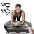 Máquina de exercícios com placa de vibração Natini Whole Body Black