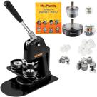 Máquina de fazer botões VEVOR 1,25+2,25 polegadas com 500 peças de botão Máquina de fazer botões VEVOR 1,25+2,25 polegadas com 500 peças de botão