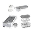 Máquina de fazer comida para bebês e conjunto de armazenamento Skip Hop Easy Prep Grey