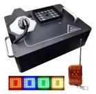 Máquina de fumaça e Canhão de Led Onistek 2000w RGB + Controle DMX (1L de líquido incluso)