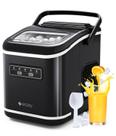 Máquina de Gelo Ecozy - 26kg/24h - Autolimpante - Preta