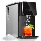 Máquina de Gelo em Cubos Pequenos Electactic Portátil 35 lb/dia com Reservatório de 1,8 L Máquina de Gelo em Cubos Pequenos Electactic Portátil 35 lb/dia com Reservatório de 1,8 L