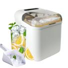 Máquina de Gelo Portátil KIACFFH - Bancada, Autolimpante, 26kg/24h