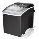 Máquina de Gelo Portátil Koolatron - 12kg/Dia - Aço Preto