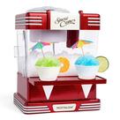 Máquina de Gelo Raspadinho Nostalgia Retro Vermelha - Com Copos