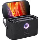 Máquina de karaokê Ikarao Shell S2 com 2 microfones sem fio 140W