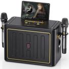 Máquina de karaokê JYX com 2 microfones sem fio Bluetooth