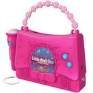 Máquina de karaokê Little Pretender Kids com microfone rosa