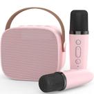 Máquina de karaokê MEGUO Mini com alto-falante Bluetooth de 2 microfones