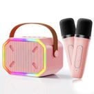 Máquina de Karaokê Mini Portátil Niskite com Microfones Sem Fio e Alterador de Voz Máquina de Karaokê Mini Portátil Niskite com Microfones Sem Fio e Alterador de Voz