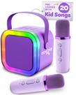 Máquina de karaokê Move2Play com mais de 20 músicas infantis e 2 microfones
