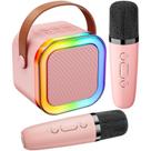 Máquina de Karaokê Portátil Bluetooth Peski com 2 Microfones - Ideal para Crianças Máquina de Karaokê Portátil Bluetooth Peski com 2 Microfones - Ideal para Crianças