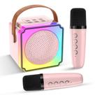 Máquina de Karaokê Portátil Caiord Mini Bluetooth - com 2 Microfones