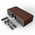 Máquina de karaokê SINGMOOD com barra de som de subwoofer de 2 microfones UHF