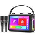 Máquina de karaokê Verkstar com tela HD de 10,1" WiFi e Bluetooth