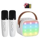 Máquina de karaokê YLL Mini alto-falante Bluetooth portátil com microfone