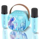 Máquina de karaokê ZHIPAL Frozen Toys com microfone para meninas