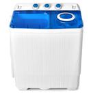 Máquina de lavar portátil COSTWAY 2 em 1 Twin Tub 26 libras azul