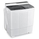 Máquina de lavar portátil Giantex com capacidade de 9,5 kg branca e cinza