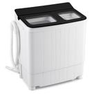 Máquina de Lavar Portátil Giantex de Duas Cubas 18 lb Compacta