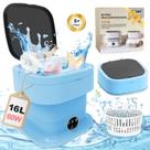 Máquina de Lavar Portátil SWOJG Mini 16L 60W - Lavagem por Rotação - Azul Máquina de Lavar Portátil SWOJG Mini 16L 60W - Lavagem por Rotação - Azul