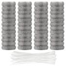 Máquina de lavar roupa Lint Traps em aço inoxidável 48 peças