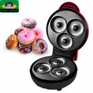Máquina De Mini Donuts Faz 3 Rosquinhas Sobremesa 110V Portátil Para Lanche De Café Da Manhã Infantil Cozinha Gourmet Máquina De Mini Donuts Faz 3 Rosquinhas Sobremesa 110V Portátil Para Lanche De Café Da Manhã Infantil Cozinha Gourmet