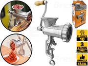 Máquina De Moer Carne Fazer Linguiça Hambúrguer Manual N10 Bestfer BFH1508 Máquina De Moer Carne Fazer Linguiça Hambúrguer Manual N10 Bestfer BFH1508