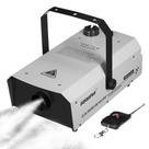 Máquina de neblina BORGOVA 1500W com DMX, controle remoto sem fio e temporizador