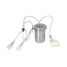 Máquina De Ordenha Manual De 2000ml, Portátil, Em Aço Inoxidável, Para Economia De Esforço, Kit Para