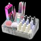 Máquina de perfuração de unhas e caixa de armazenamento de brocas heemeei com 10 furos