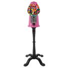 Máquina de Pipoca Gumball Great Northern Popcorn 15” Rosa com Suporte